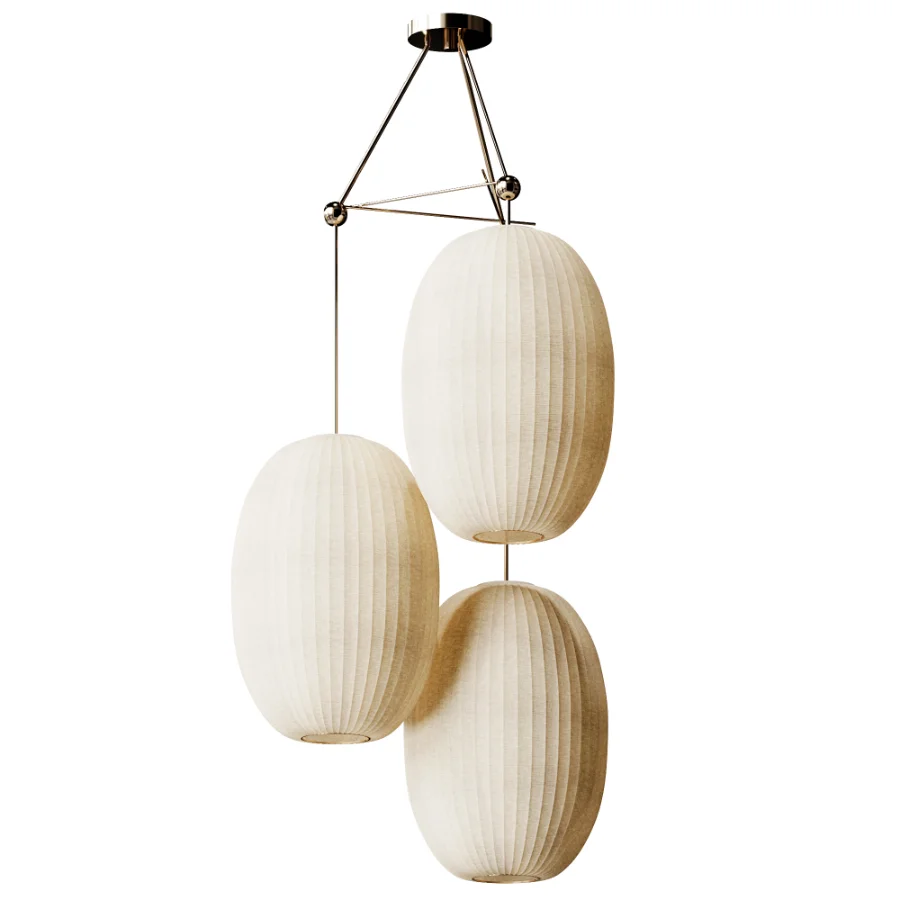 Nelson Triple Bubble Fixture Lamp Image 2