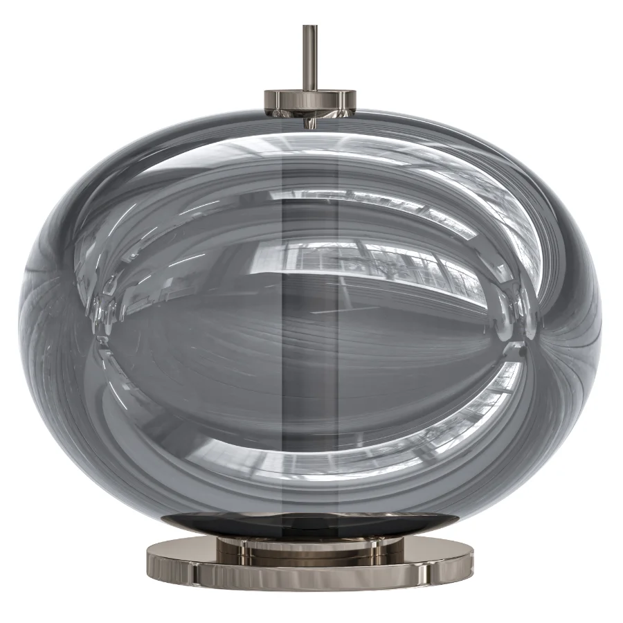 Queen Glass Table Lamp Image 3