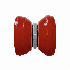 Futuristic Fire Core Yo-Yo – Metallic Red Energy Toy - Thumbnail 1