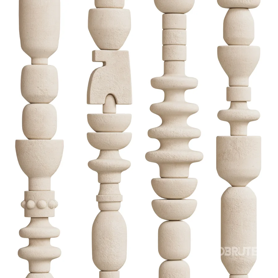 Abstract Sculptural Columns Image 5