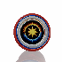 Futuristic Fire Core Yo-Yo – Metallic Red Energy Toy - Thumbnail 2