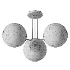 Kaynen 3 Light Modern Sputnik Semi Flush Mount - Thumbnail 3