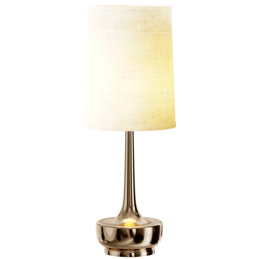 Mid Century Table Lamp Ceramic Image 1