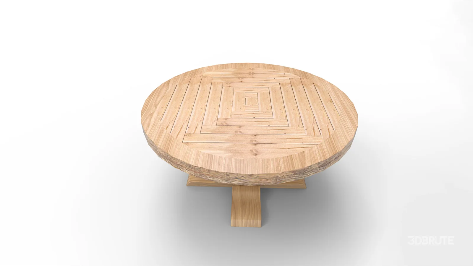 Candace Round Solid Wood Dining Table Image 6