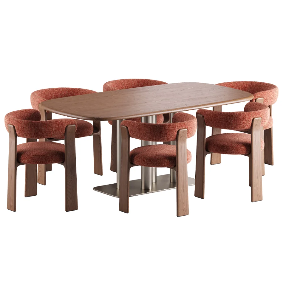 Granite 3 Legged Chair and Melvar Table Image 6