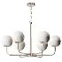 Alabaster Maytoni Erich Brass Chandelier - Thumbnail 2