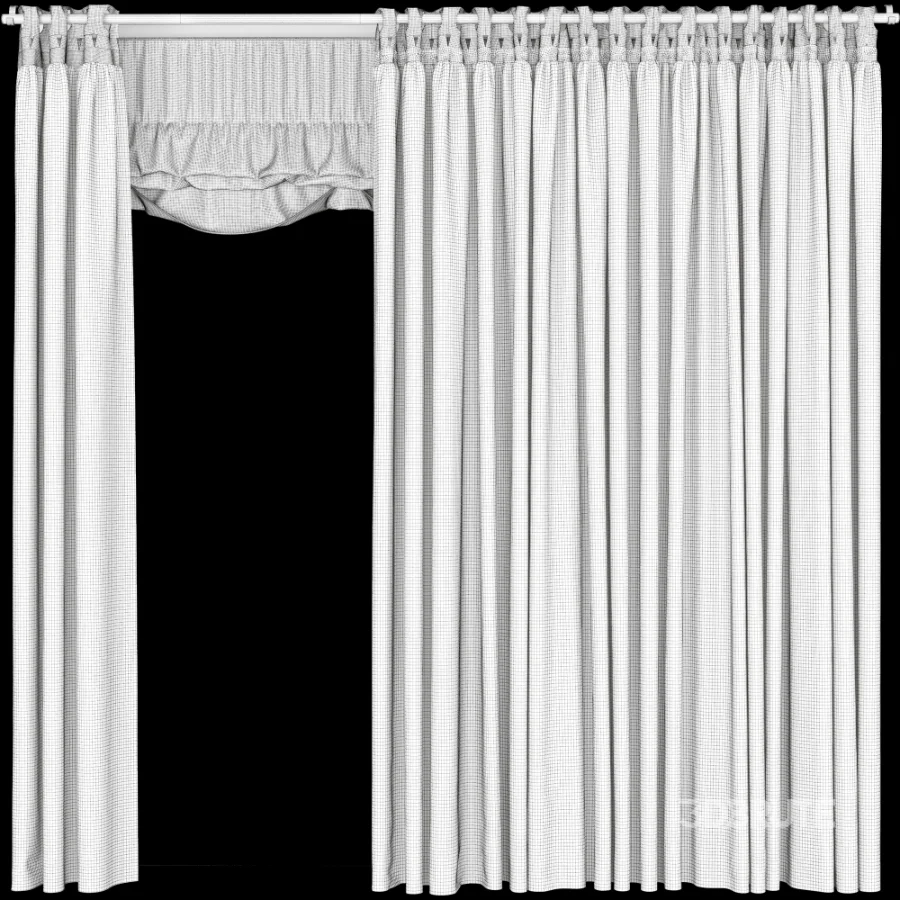 Silk and Cotton Curtai Set 119 Image 5
