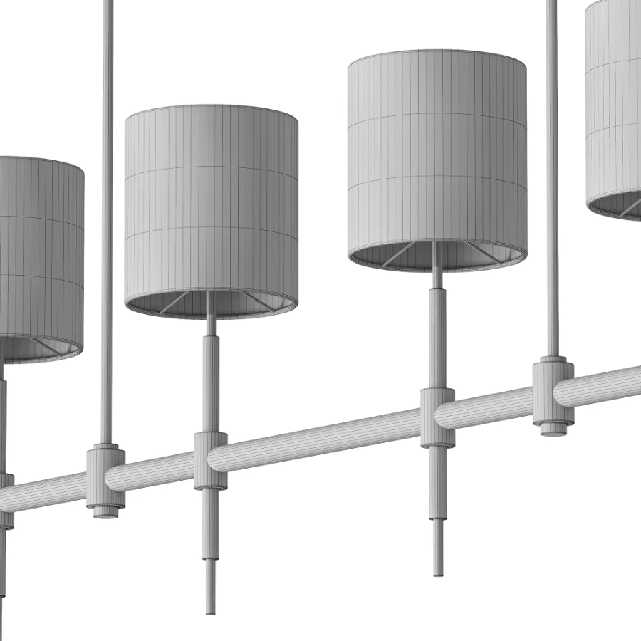 Reese Metal Linear Chandelier Image 3