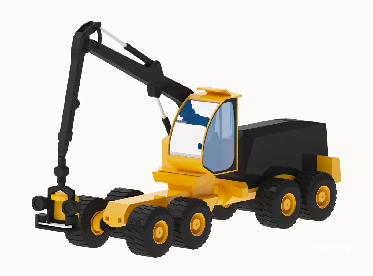 Harvester Forestry 1165 Simplified Image 4