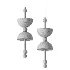 Hozo Design Duo Alabaster Brass Pendant - Thumbnail 3