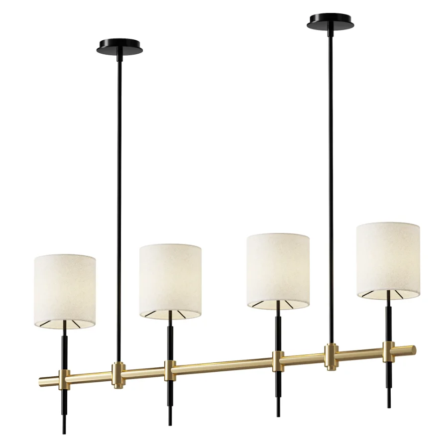 Reese Metal Linear Chandelier Image 1