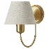 Pottery Barn Holmes Linen Shade Sconce - Thumbnail 2