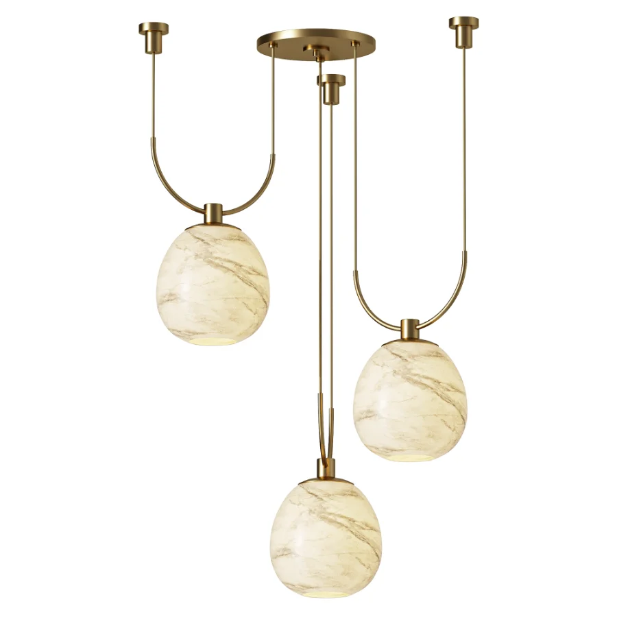Orly 3 Light Swag Chandelier Image 1