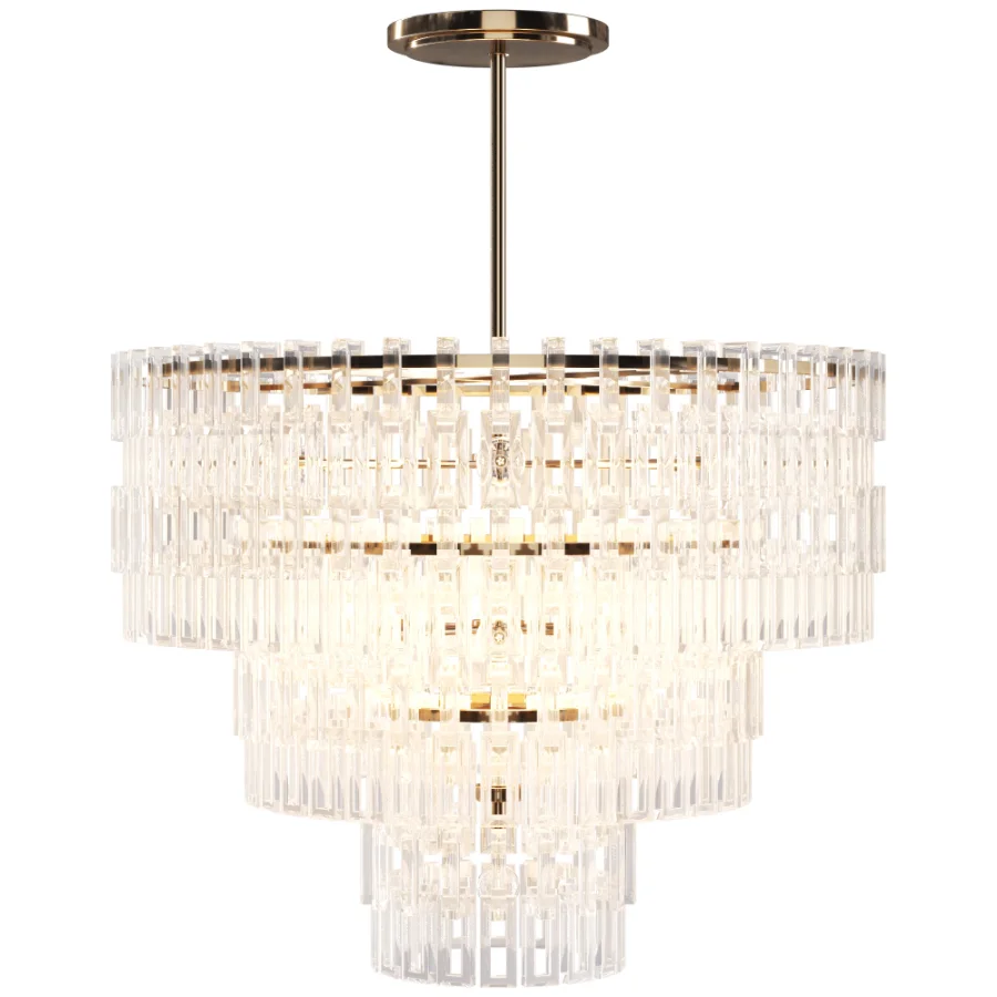 Crystal Chandelier Light 02 Image 3