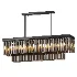 Crystal LED Rectangular Chandelier - Thumbnail 1