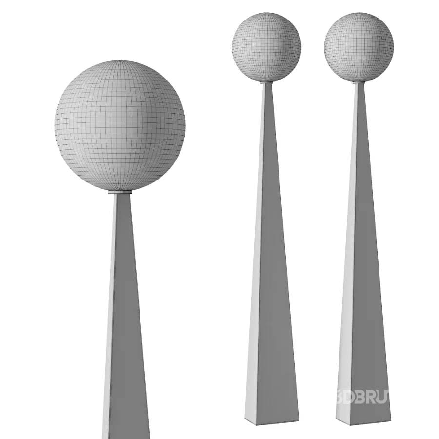 GLO Black Floor Lamp Image 4