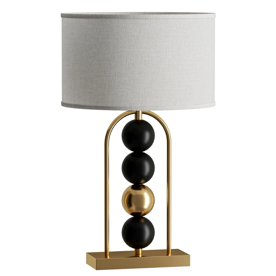 Vinner Aureo Black Gold Table Lamp Image 2