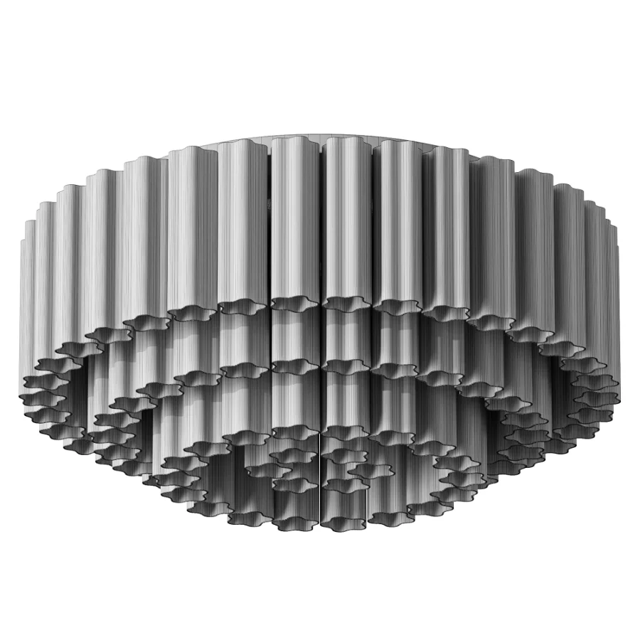 Wesham 16 Light Aged Brass Flush Mount Image 2