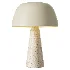 Lindby Magritt table lamp beige metal stone - Thumbnail 1