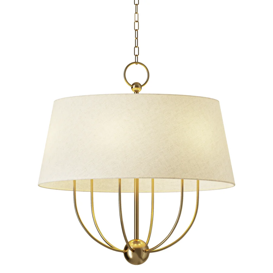 Antonya Dimmable Drum Chandelier Image 1