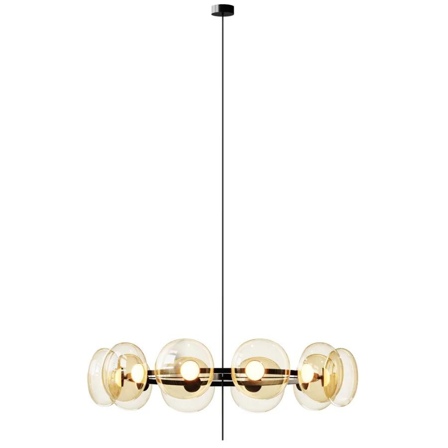Aeris Linear Chandelier Ross Gardam Image 1