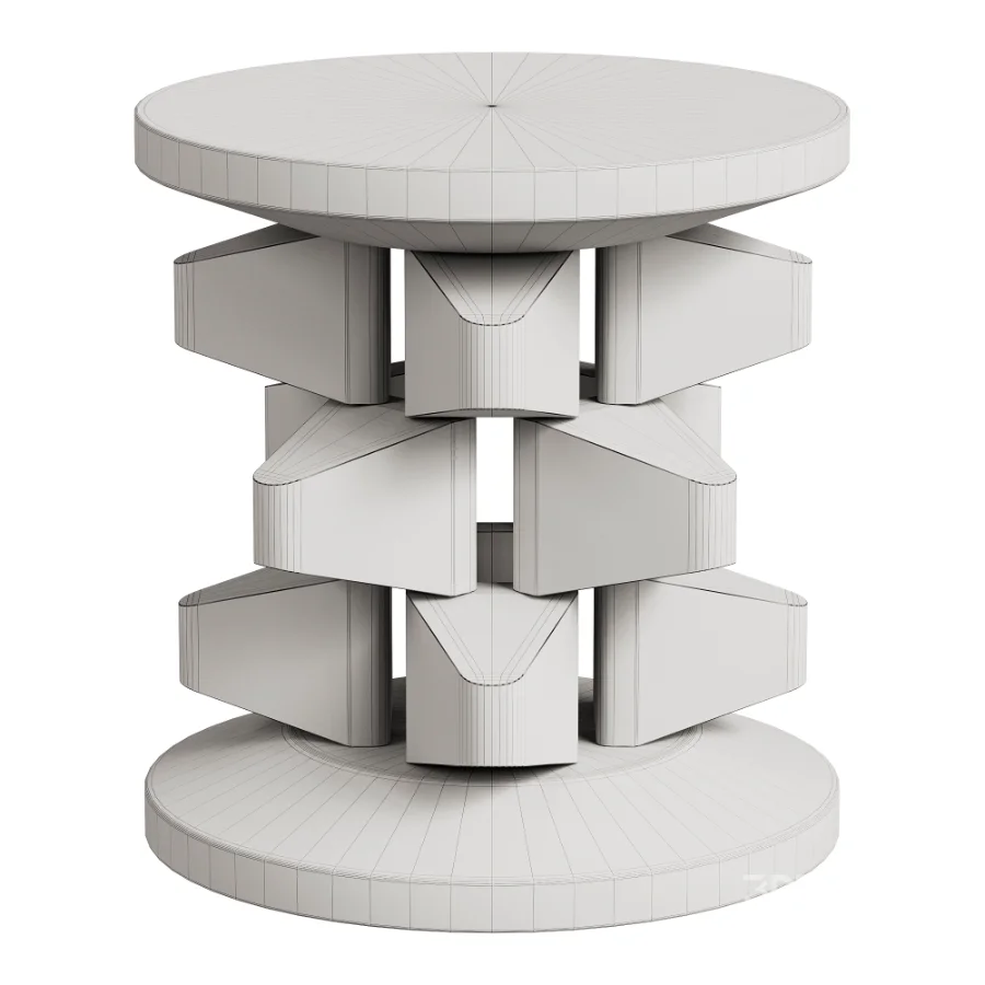 Kari Side Table Teak d40 Image 4