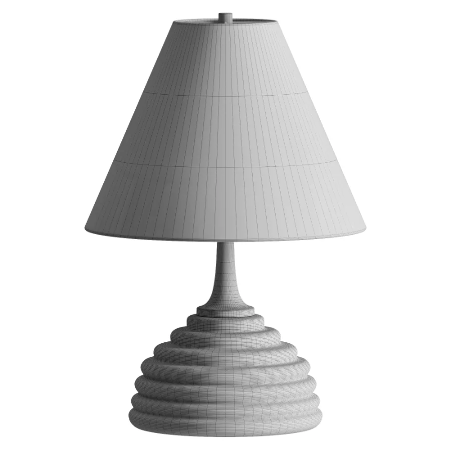 Uttermost McKay Green Brass Fabric Table Lamp Image 3