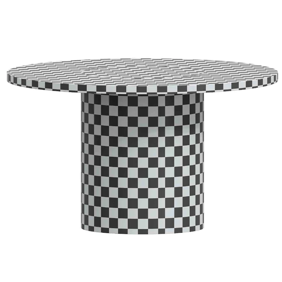Round Welcome Dining Table in Caramel Image 3