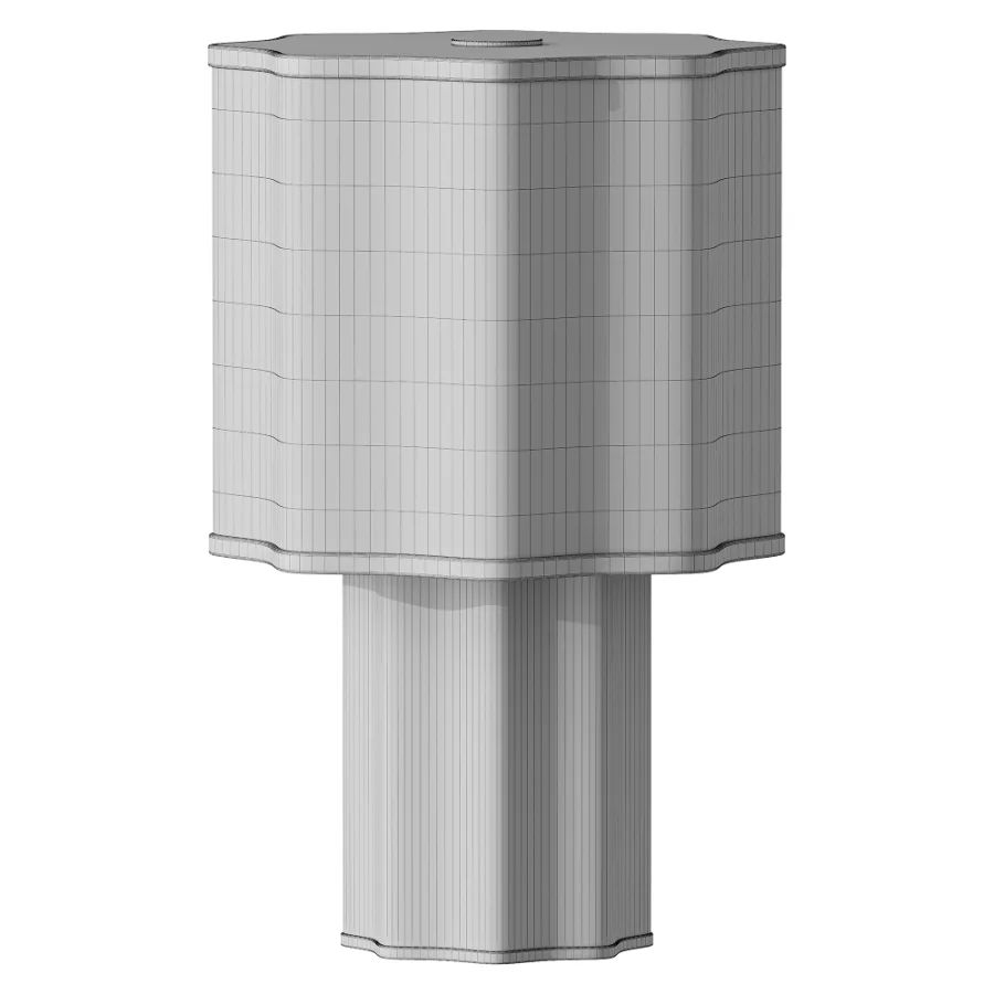 Ola Warm White Linen Mini Table Lamp Image 2