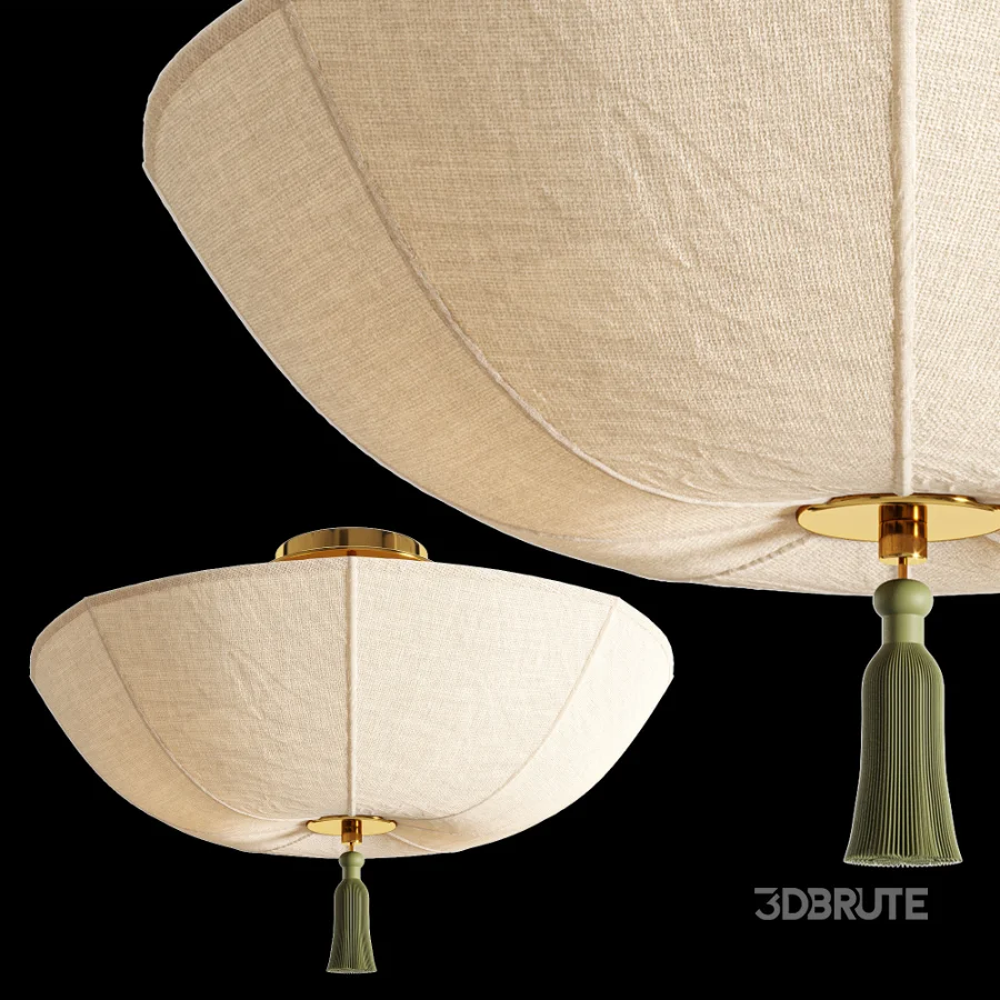 Bates 24 Semi Flush Ceiling Light Image 4