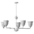 Lola Chandelier Five Arm Satin Brass - Thumbnail 2
