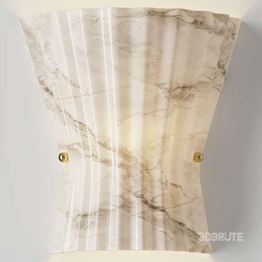 Soho Home Mallory Alabaster Wall Light Image 1