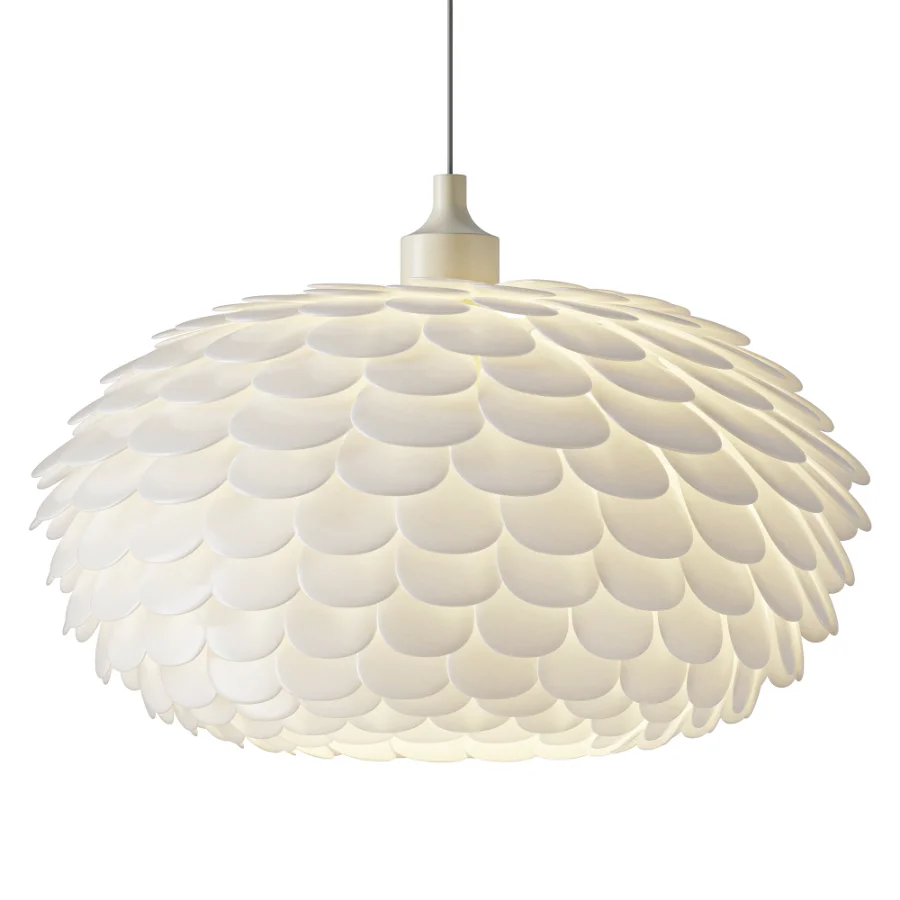 Dekorfine Erges White Acrylic Pendant Image 1