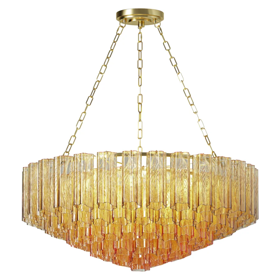 Hudson Valley Watertown Glass Chandelier Image 2