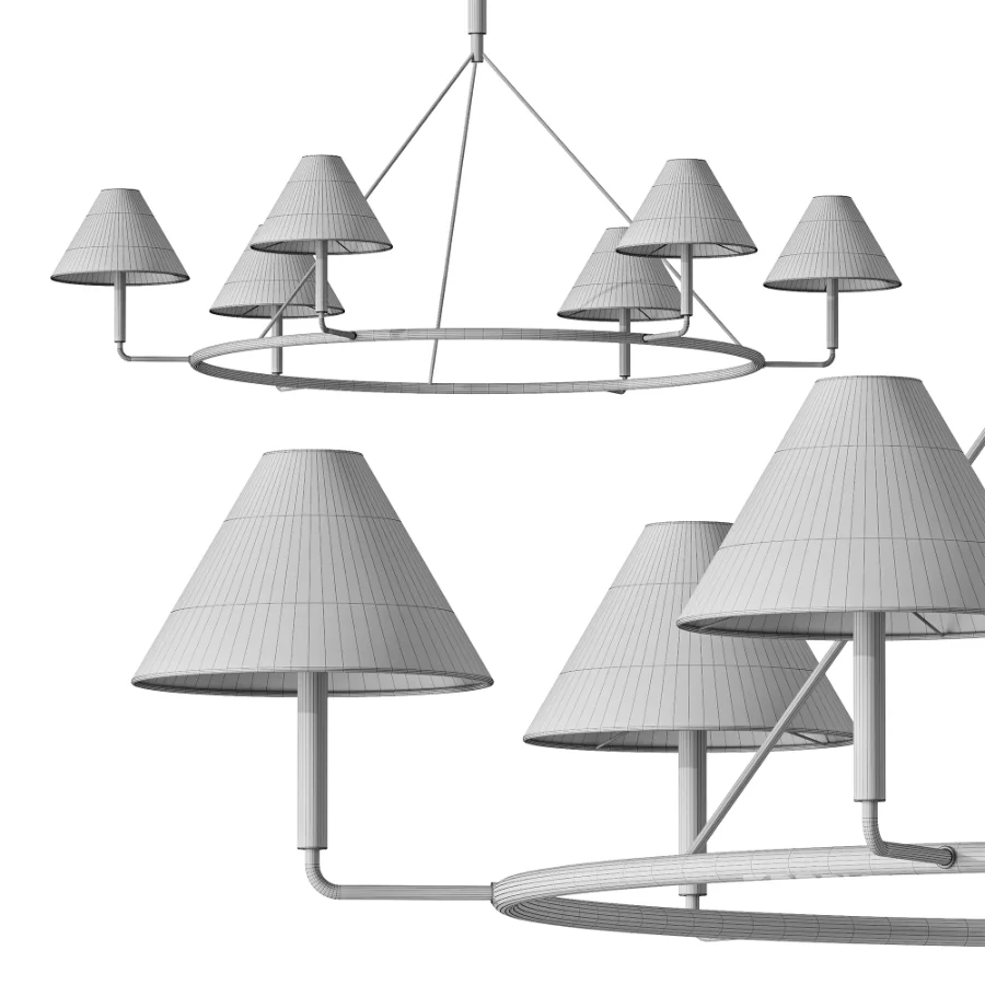 Kensington Metal Round Chandelier Image 3