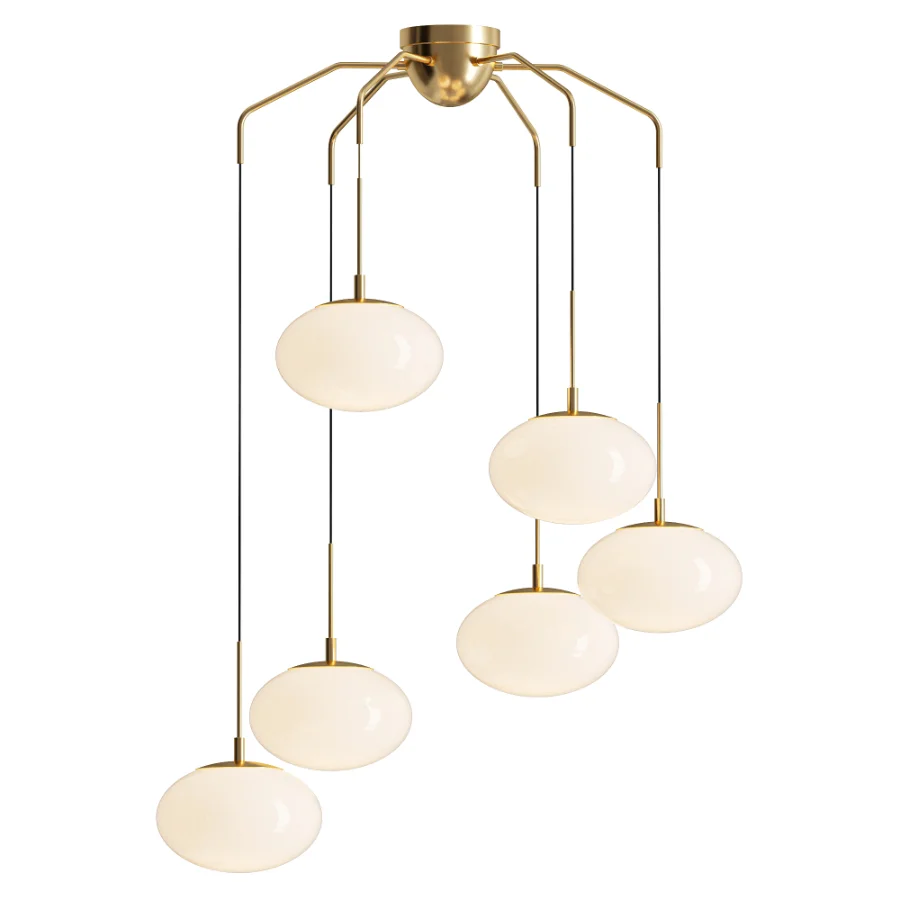 Possini Graham Gold Chandelier Image 1
