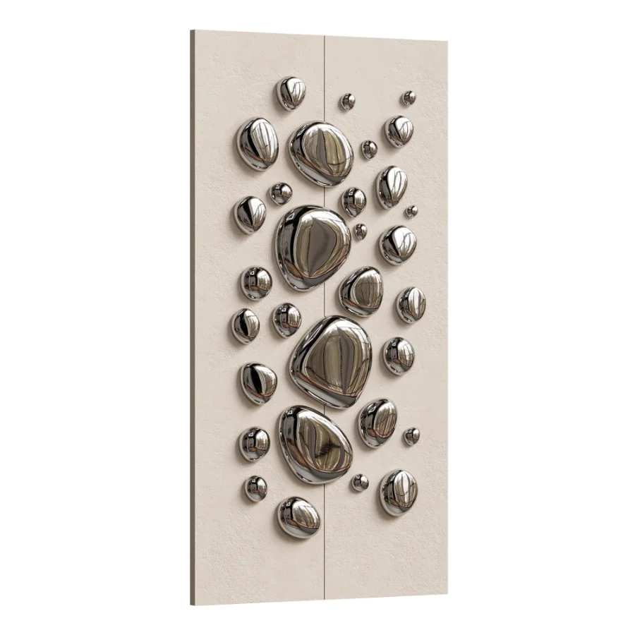 Chrome Bubble Wall Decor 11 Image 2