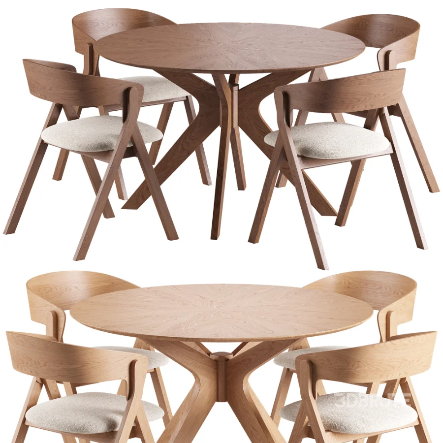 Godia Chair and Naanim Table Image 1