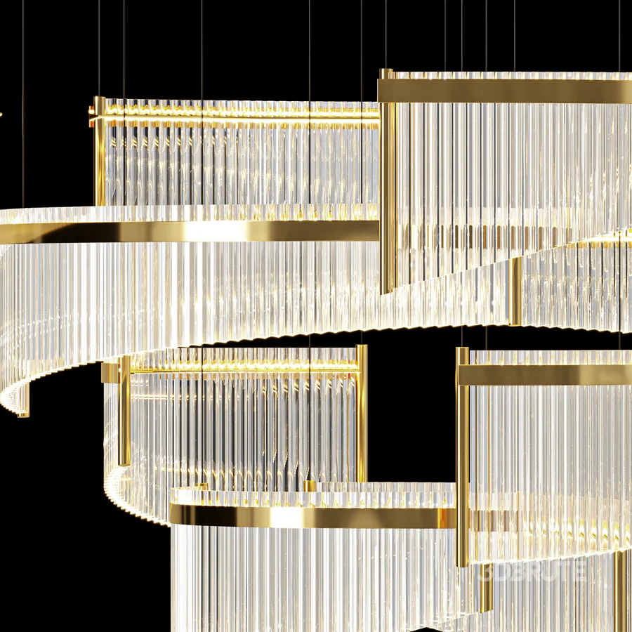 Il Paralume Marina Contemporary Murano Glass Chandelier Image 4