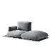 Aura armchair with a modern cushion shape - Thumbnail 2