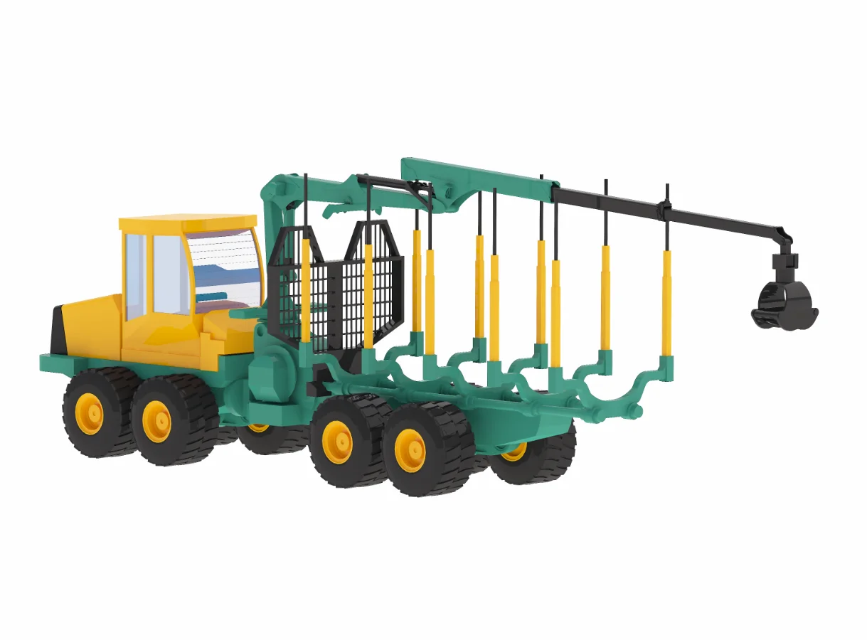 Harvester Forestry Crane Forwarder M208F Image 1