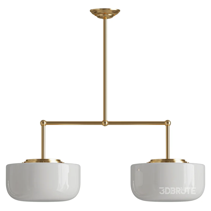 Erin & Ben Gardiner Schoolhouse Linear Chandelier Image 2