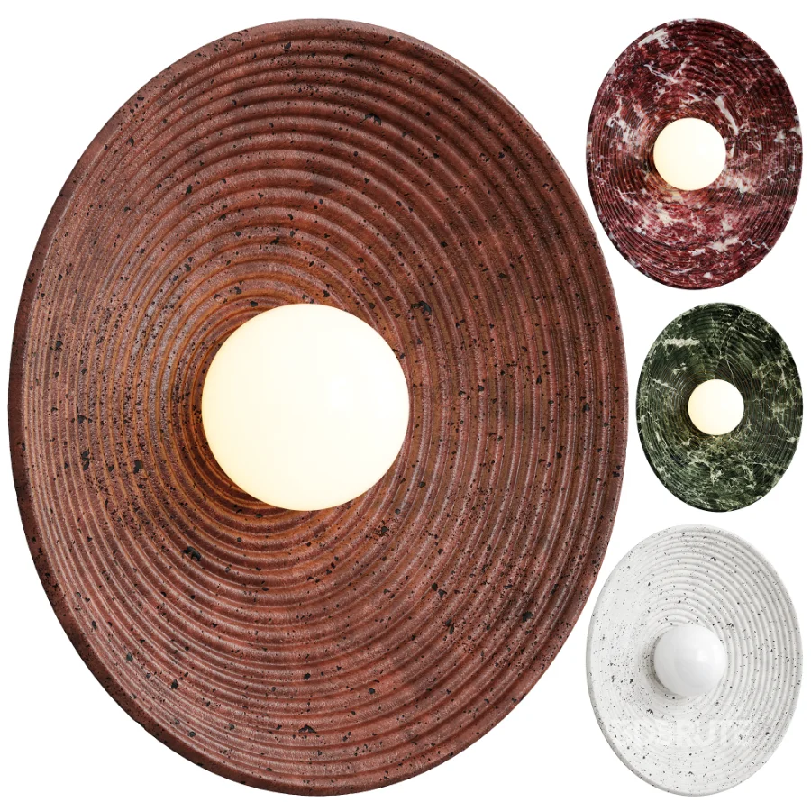 Lumina Contour Marble Sconce Image 1