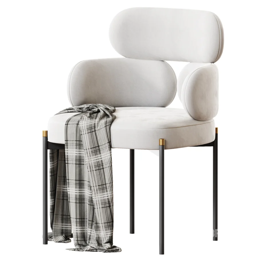 Stainless Steel fabric chair Image 2