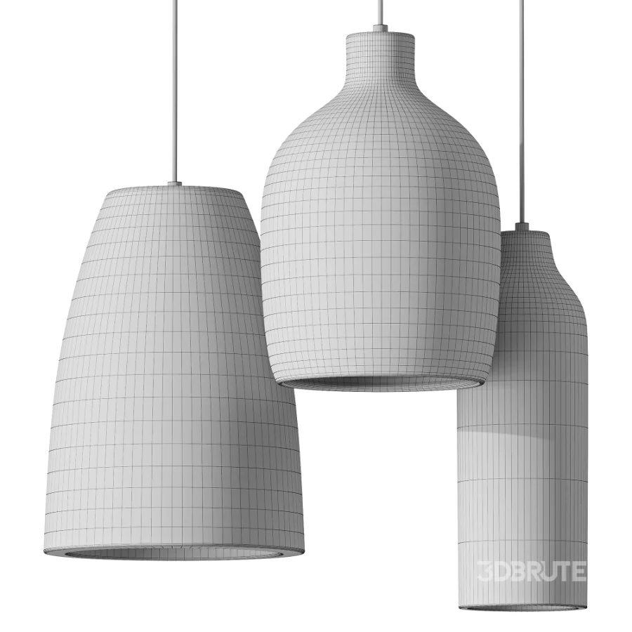 Bell Decors Wabi Sabi Cement Pendant Light Image 3