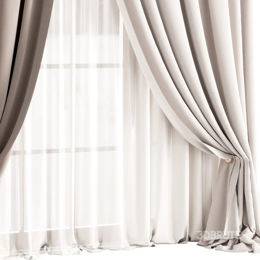 Silk and Cotton Curtain Set 112 Image 5