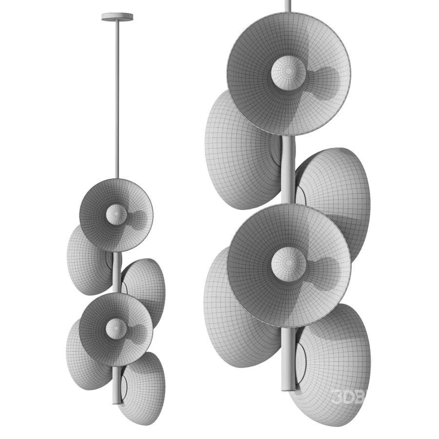 CKS Collective Creston Brass Terracotta Pendant Image 3