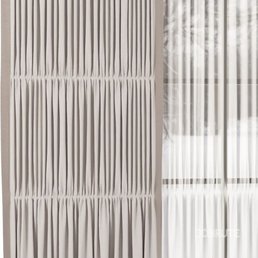 Silk and Cotton Curtain Set 114 Image 4