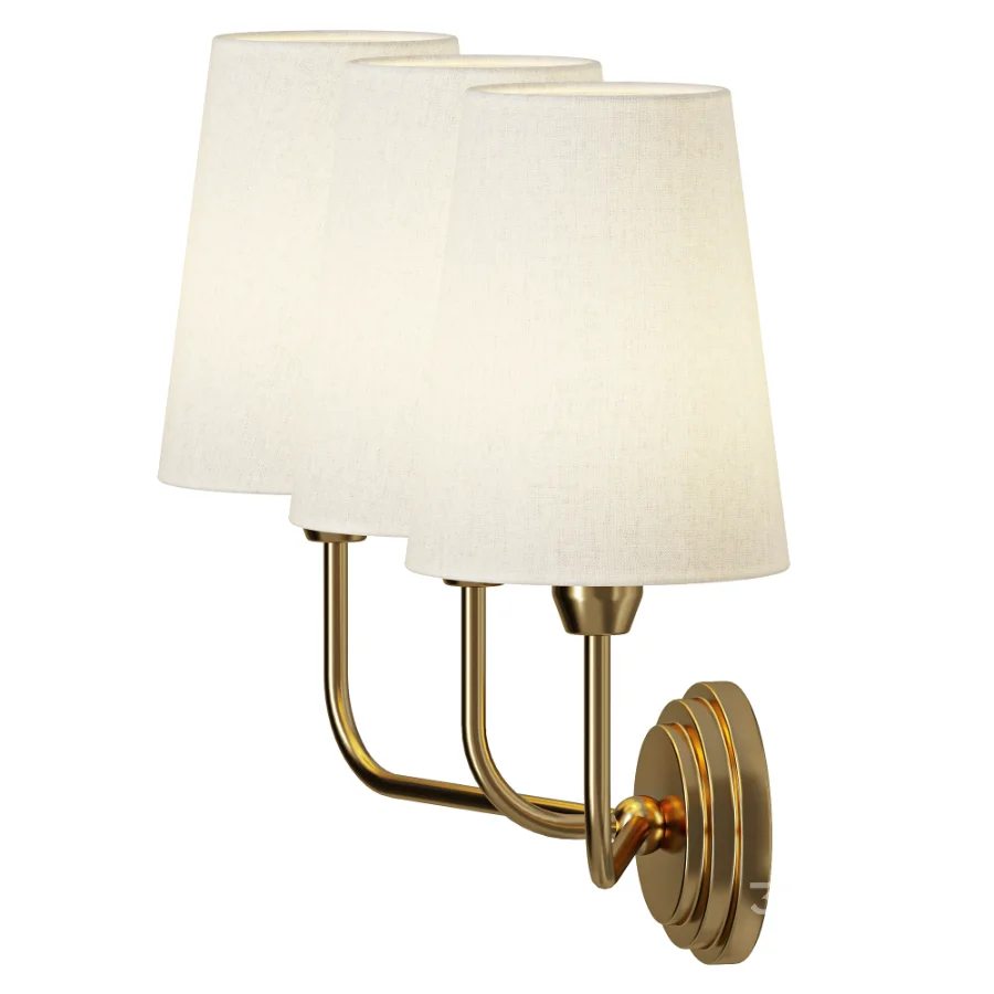 SAWYER THREE LIGHT WALL SCONCE Image 2