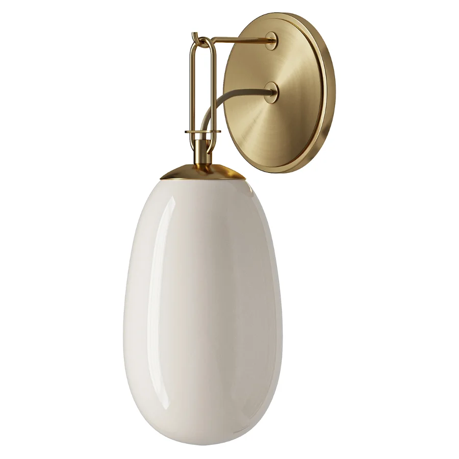 West Elm Imena Glass Sconce Image 2